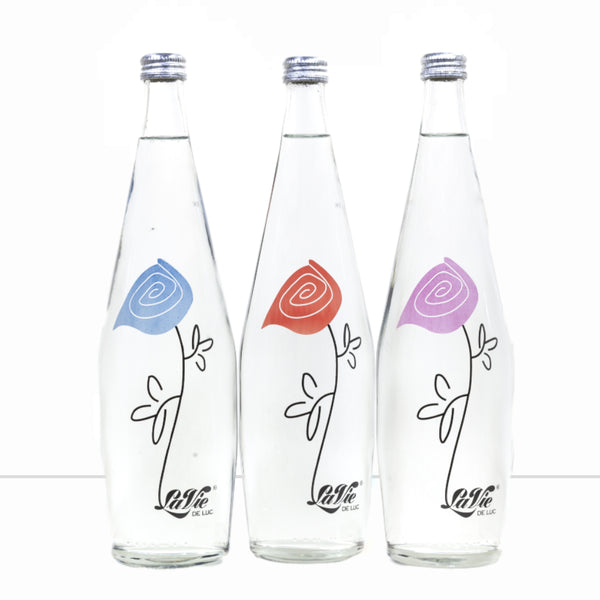 La Vie De Luc Glass Bottle - 12 x 750ml Still Bottled Water Emotions Range